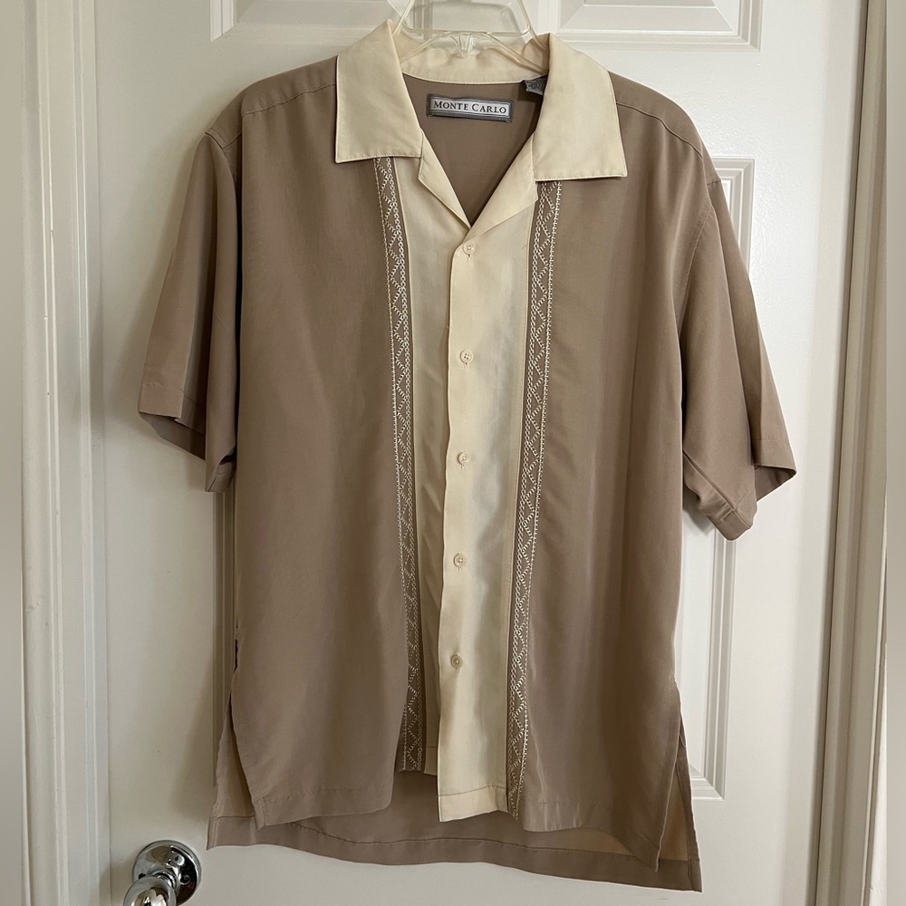 Monte Carlo Two-Tone Button-Up Shirt